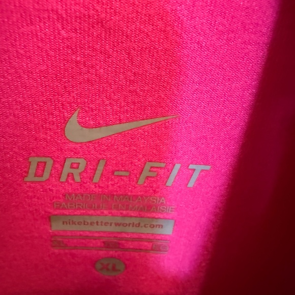 Womens Nike XL Dri-Fit Athletic Running Quarter Zip Top - Picture 2 of 4